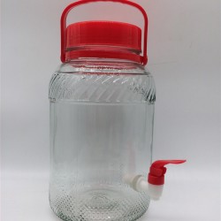 860ml Round Glass Container